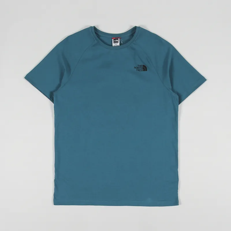 The North Face North Faces T Shirt Kilimanjaro Blue Coral Gravel