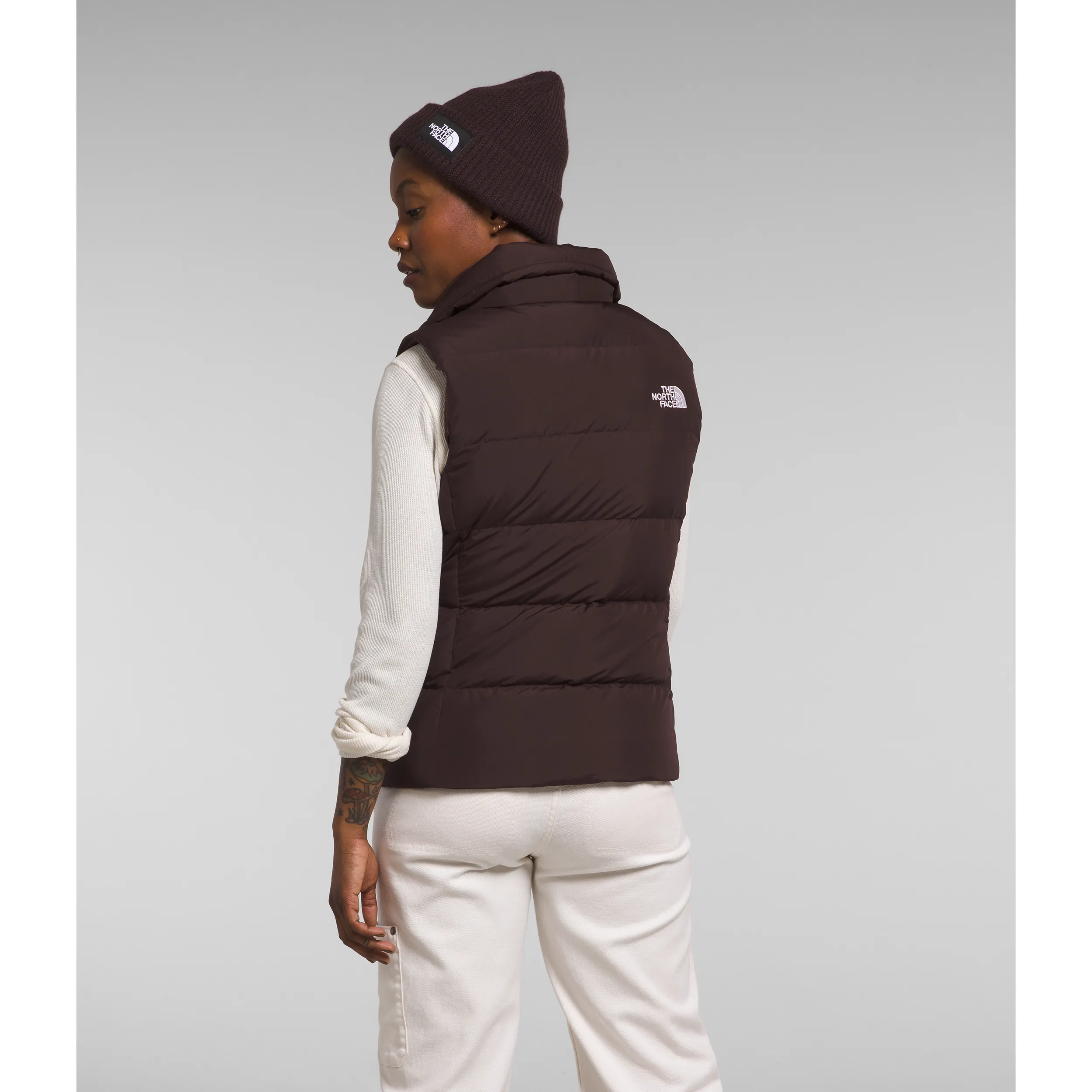 The North Face Women's Gotham Vest in Coal Brown