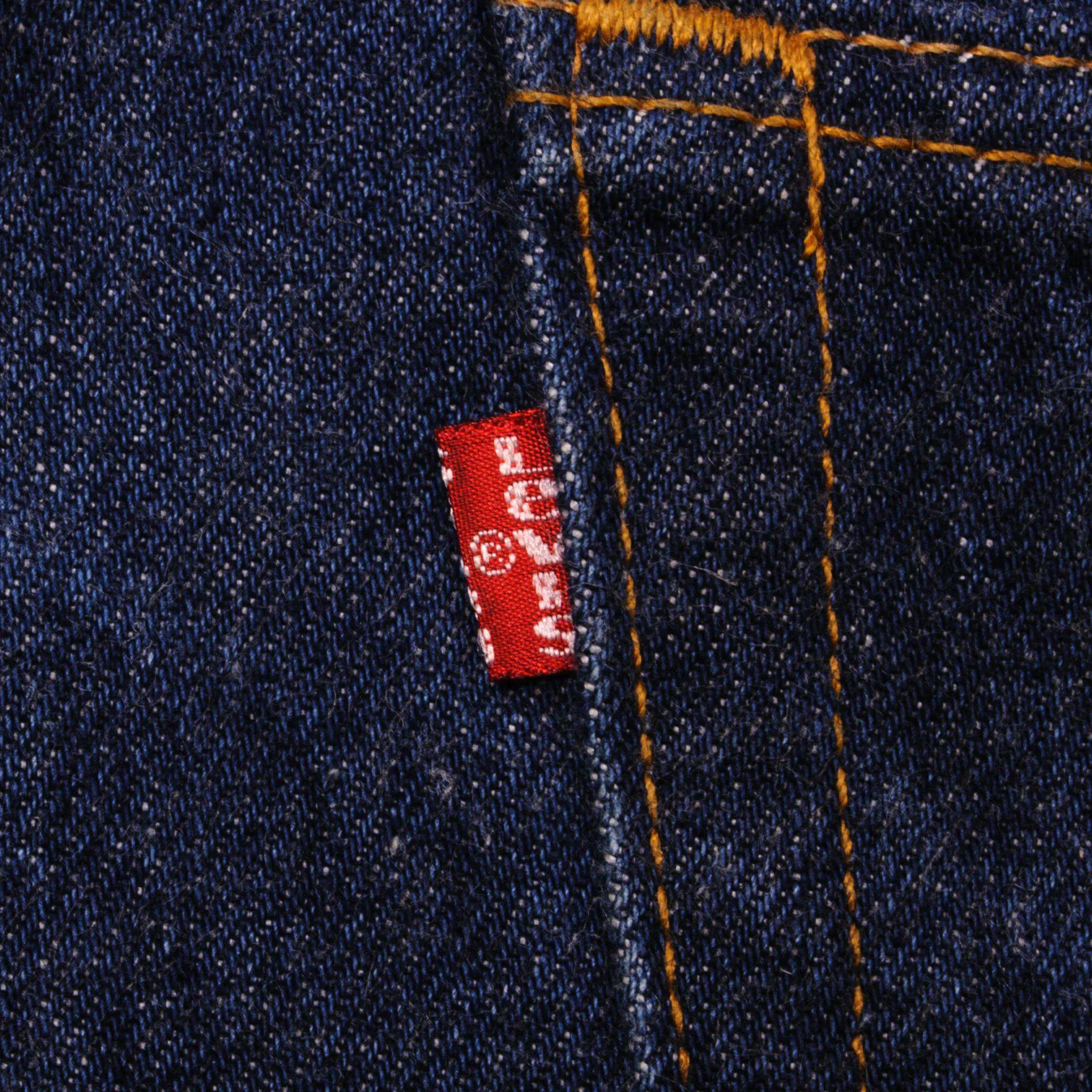 VINTAGE LEVIS 501 JEANS INDIGO 1980s SIZE W40 L30 MADE IN USA