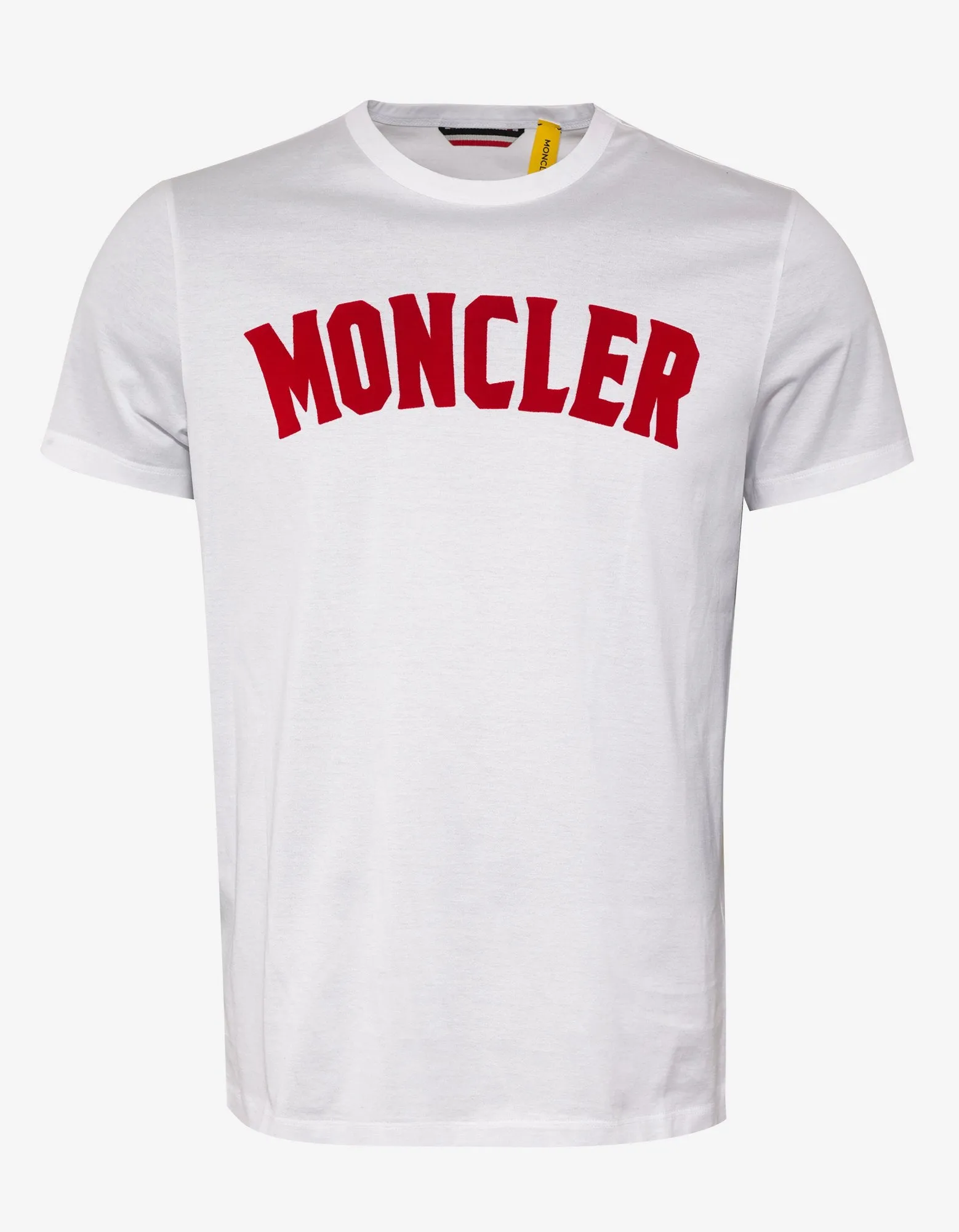 White Moncler Logo T-Shirt