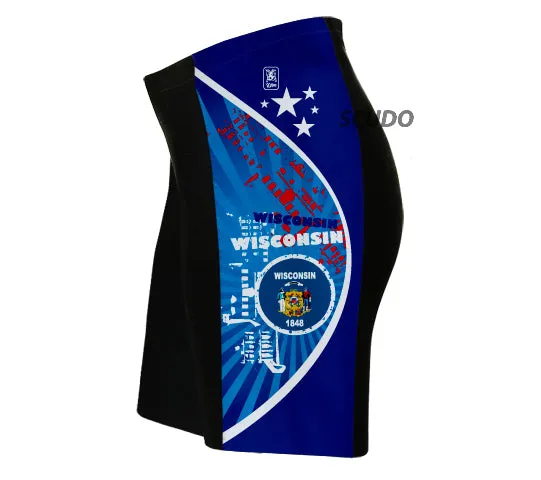 Wisconsin Cycling Bib Shorts and Shorts