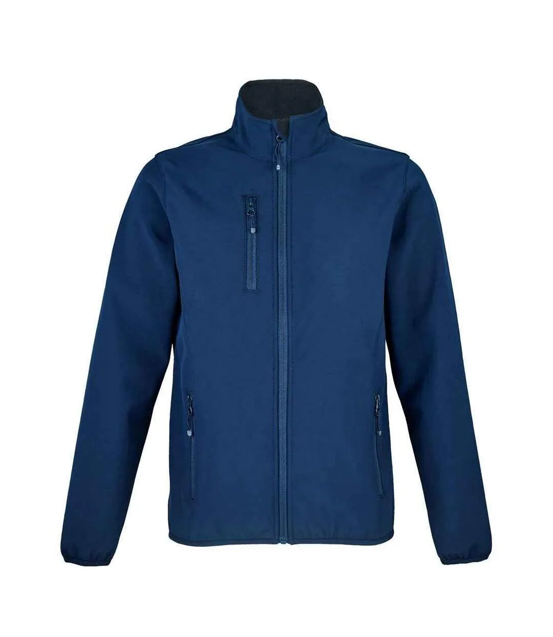 Womens/ladies falcon softshell recycled soft shell jacket abyss blue SOLS