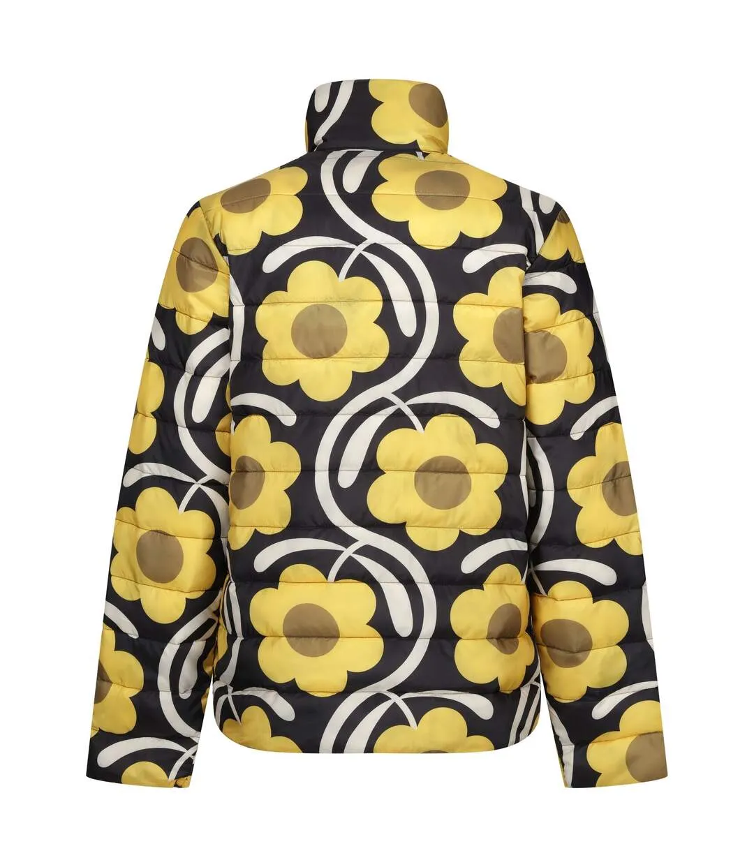 Womens/ladies orla kiely apple blossom baffled jacket yellow Regatta