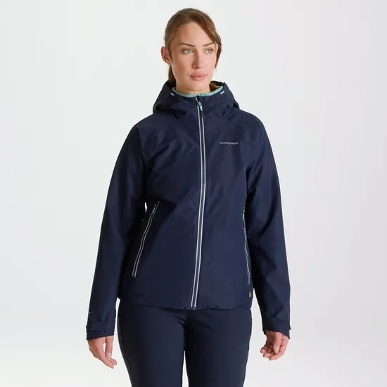 Women's Atlas Waterproof Jacket - Blue Navy | Craghoppers UK