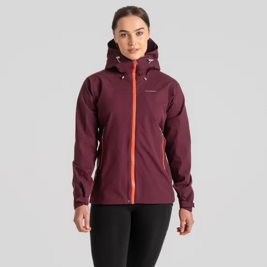 Women's Dynamic Pro II Waterproof Jacket - Deep Violet | Craghoppers UK